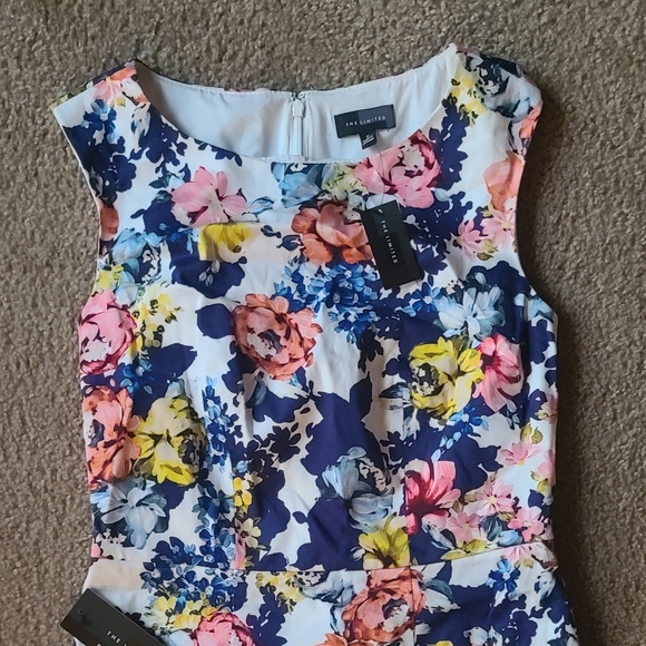 NWT The Limited Spring Summer Floral Dress 2 - Picture 5 of 9